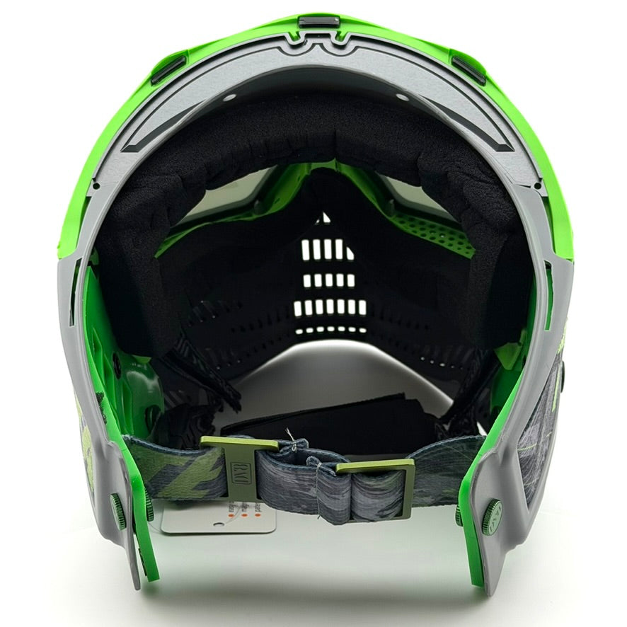 DV8 Custom Battleship Gray and Lime Green Flex 8