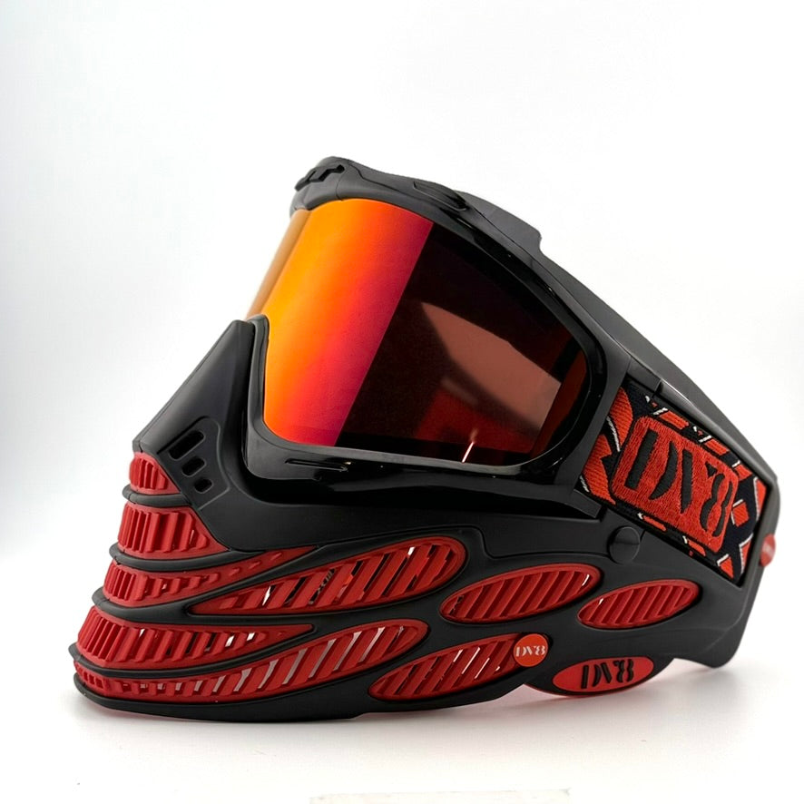 Custom Black and Red DV8 Flex 8's – DV8 Paintball