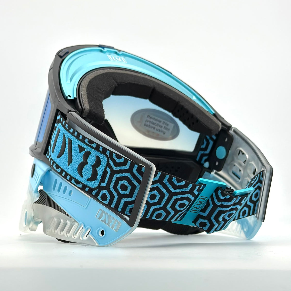 DV8 Custom Light Blue and Clear Proflex