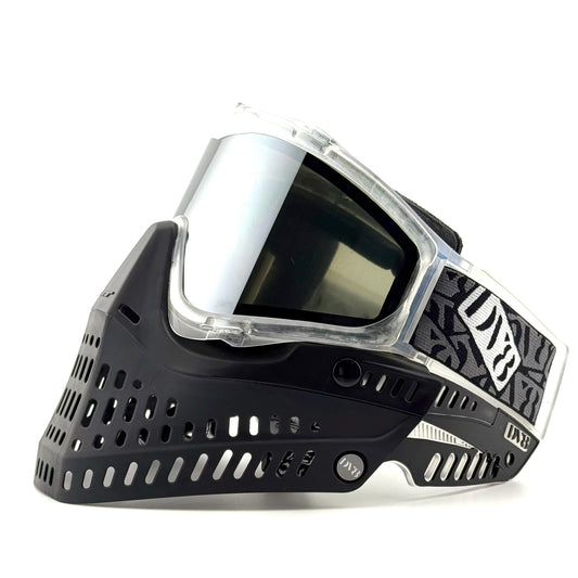 Clear and Black with Notch V2 Ears and FeatherLight Strap.