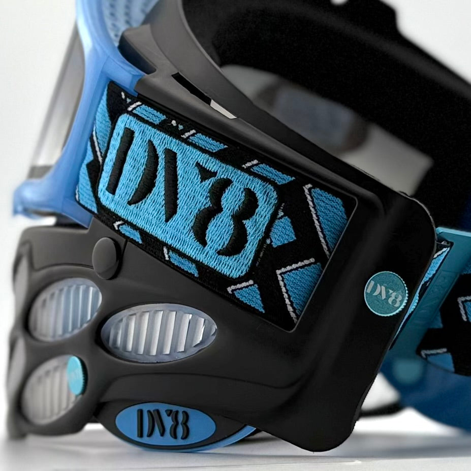 DV8 Storm Black and Clear Flex 8