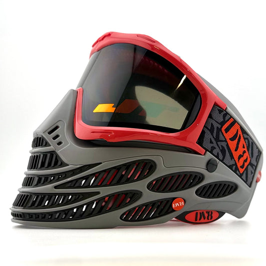 DV8 Custom Battleship Gray Flex 8: Red and Gray