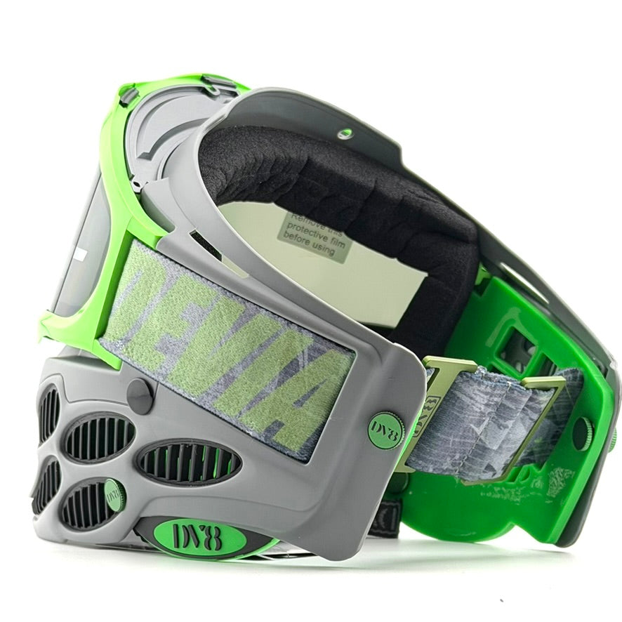 DV8 Custom Battleship Gray and Lime Green Flex 8