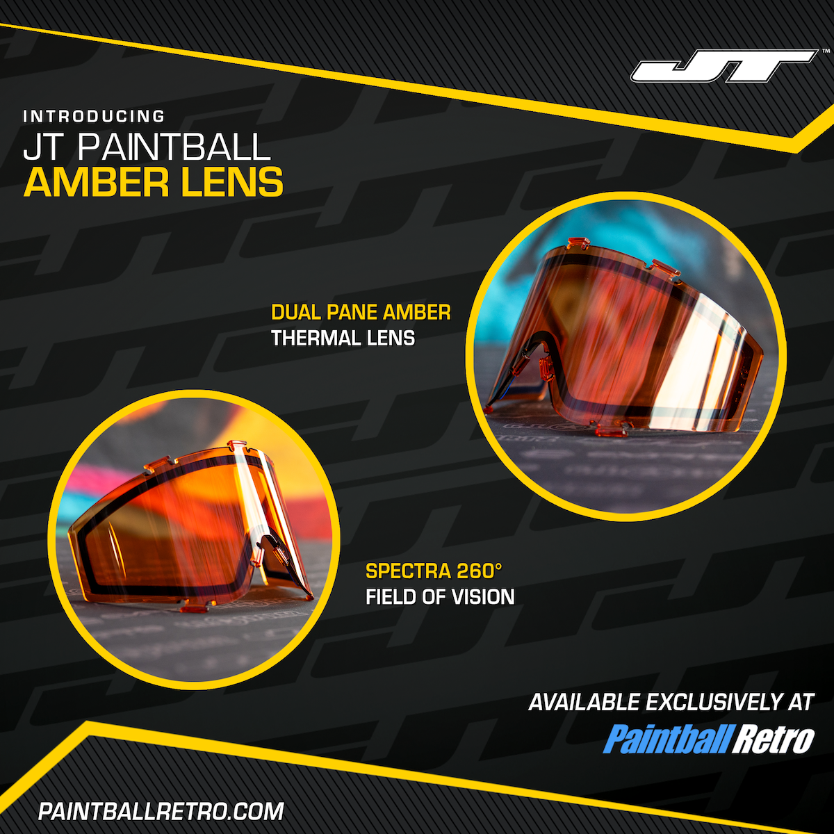 JT Thermal Proflex Lens - Amber (orange)