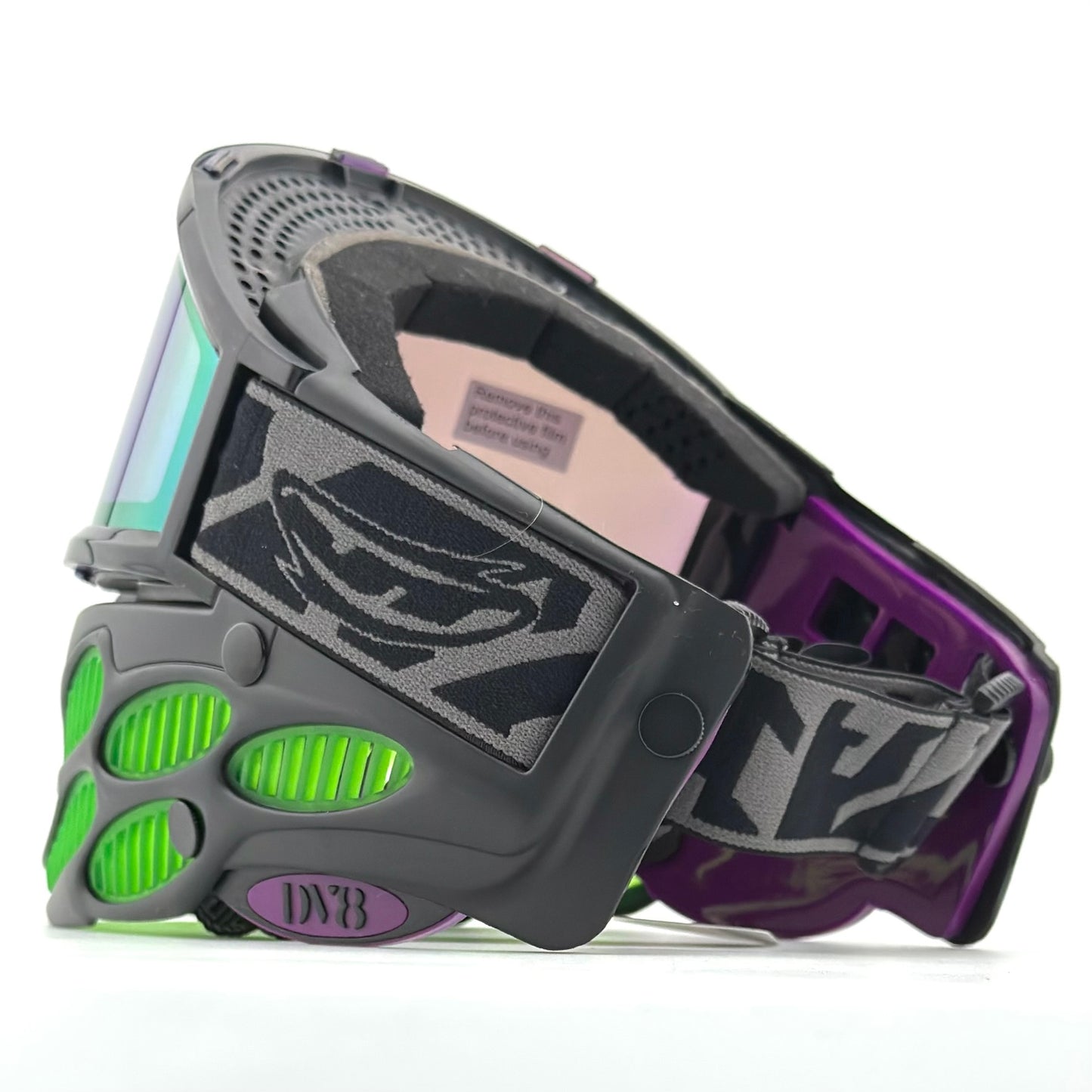 DV8 Custom Lime Green and Purple Flex 8