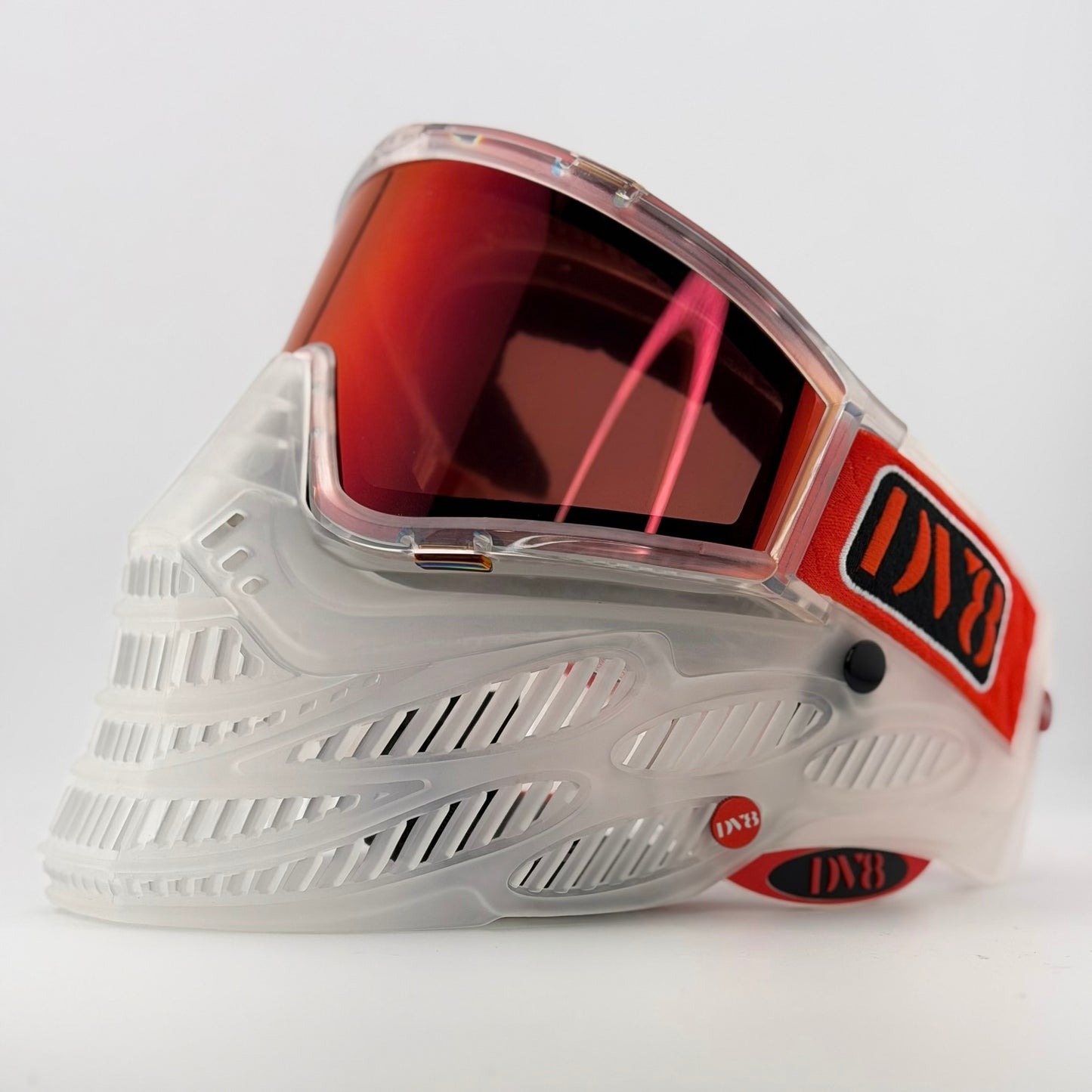 DV8 Custom Clear and Red Flex 8