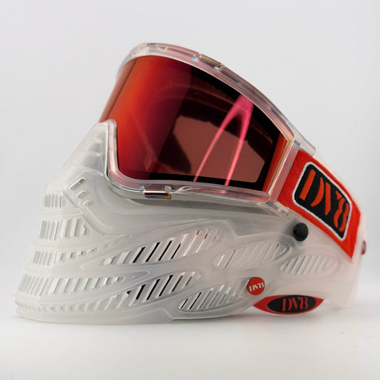 DV8 Custom Clear and Red Flex 8