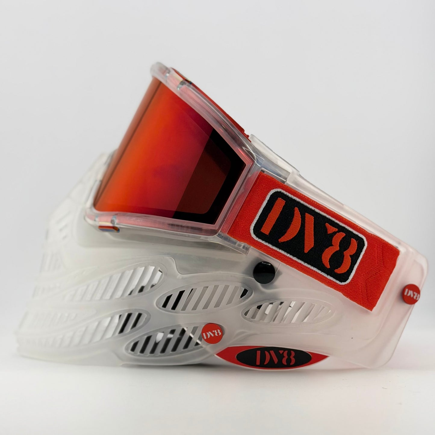 DV8 Custom Clear and Red Flex 8