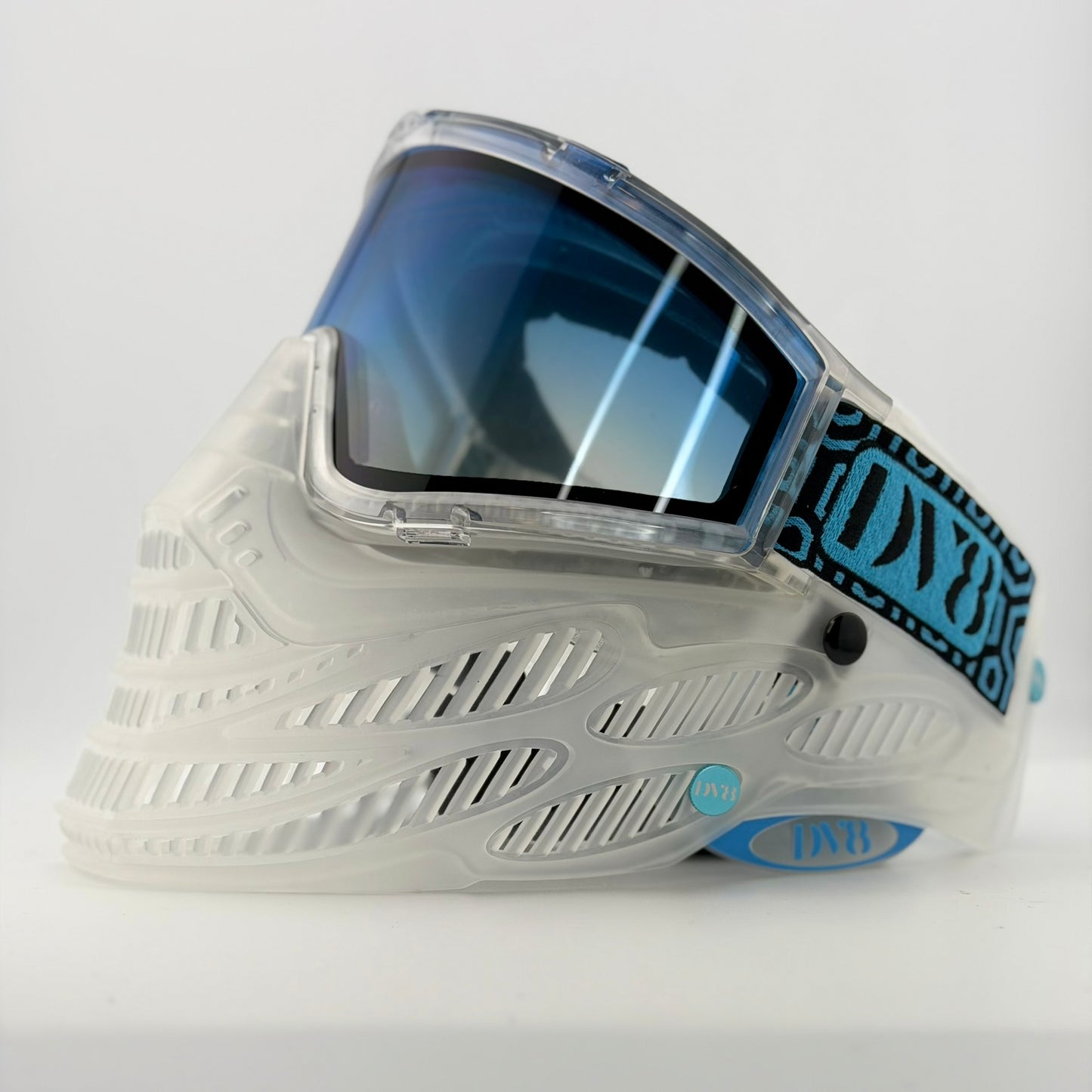 DV8 Custom Clear and Light Blue Flex 8
