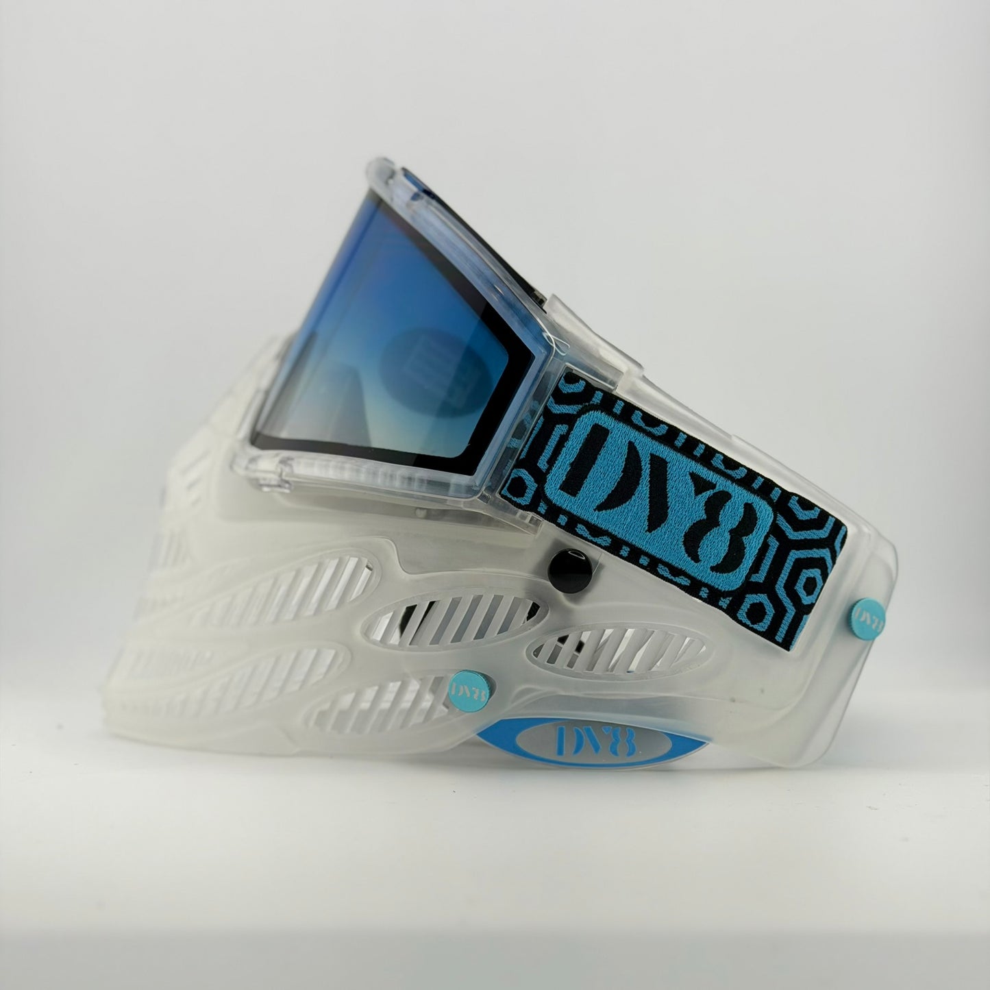 DV8 Custom Clear and Light Blue Flex 8