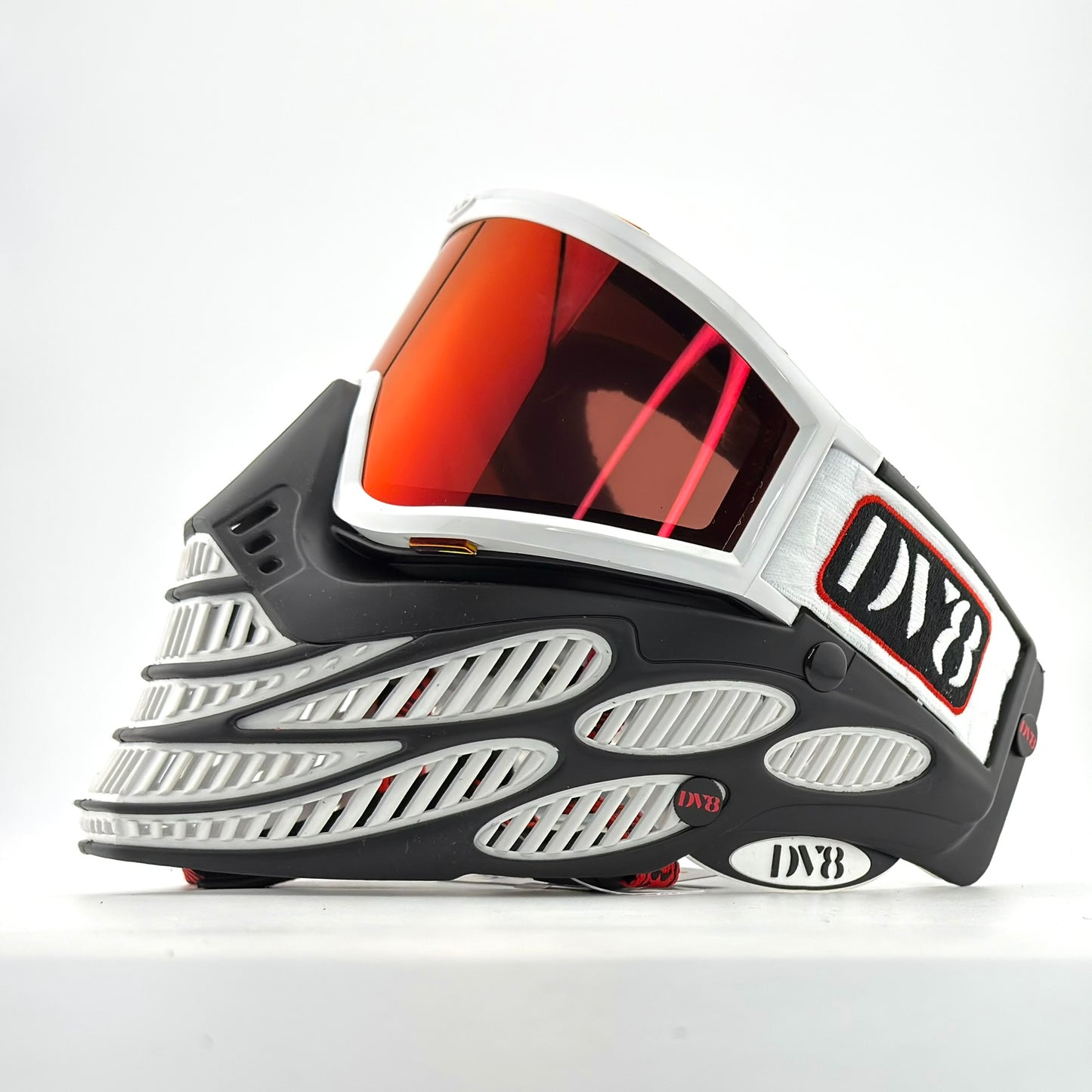 DV8 Custom Black w/ White and Red Flex 8