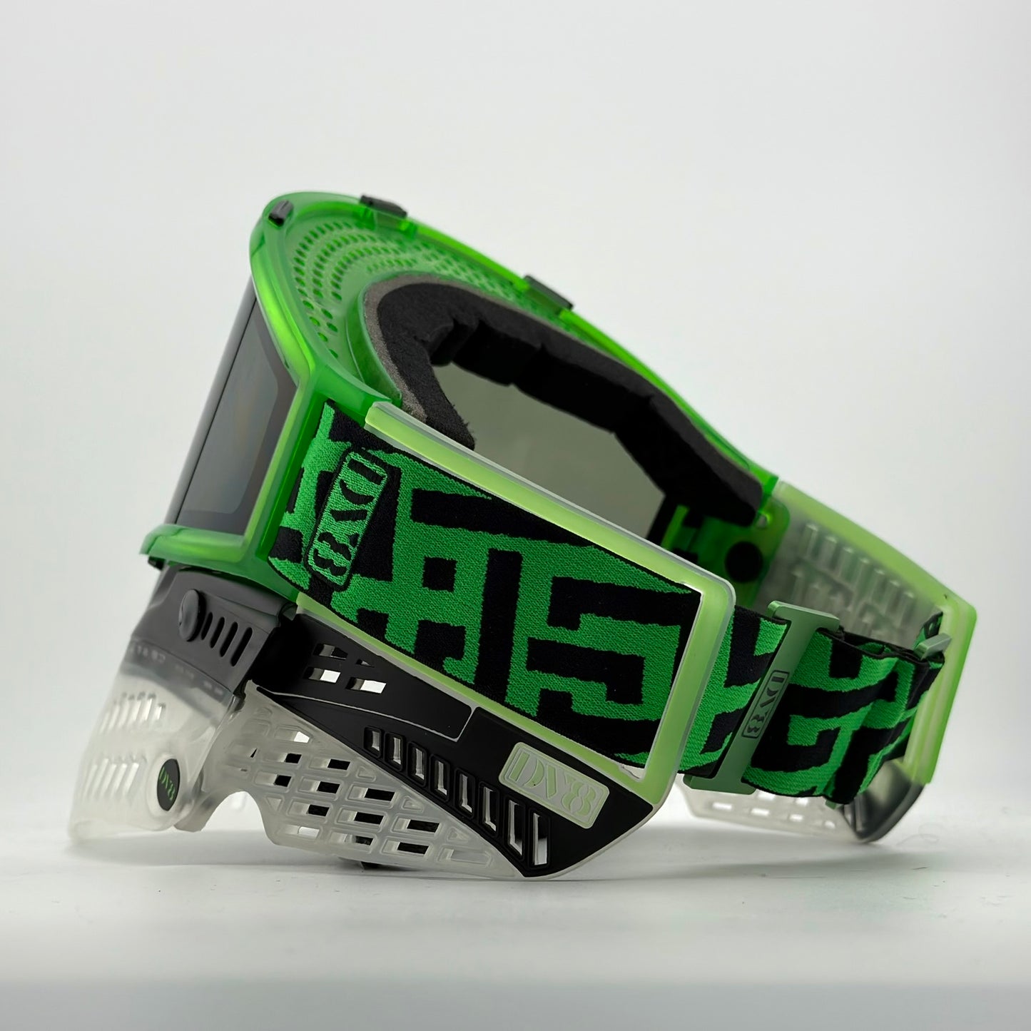 DV8 Custom Lime Green and Clear Proflex w/ V3s and THINs