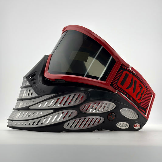 Flex 9 JT Goggles: Blood Red w/ Black and Clear V1