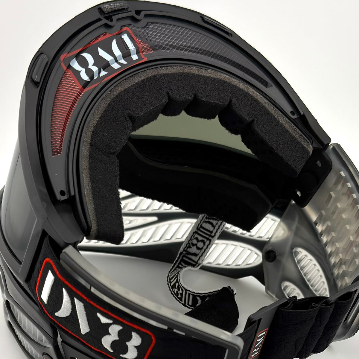 Flex 9 JT Goggles: Black THINs w/ Black and Clear V1
