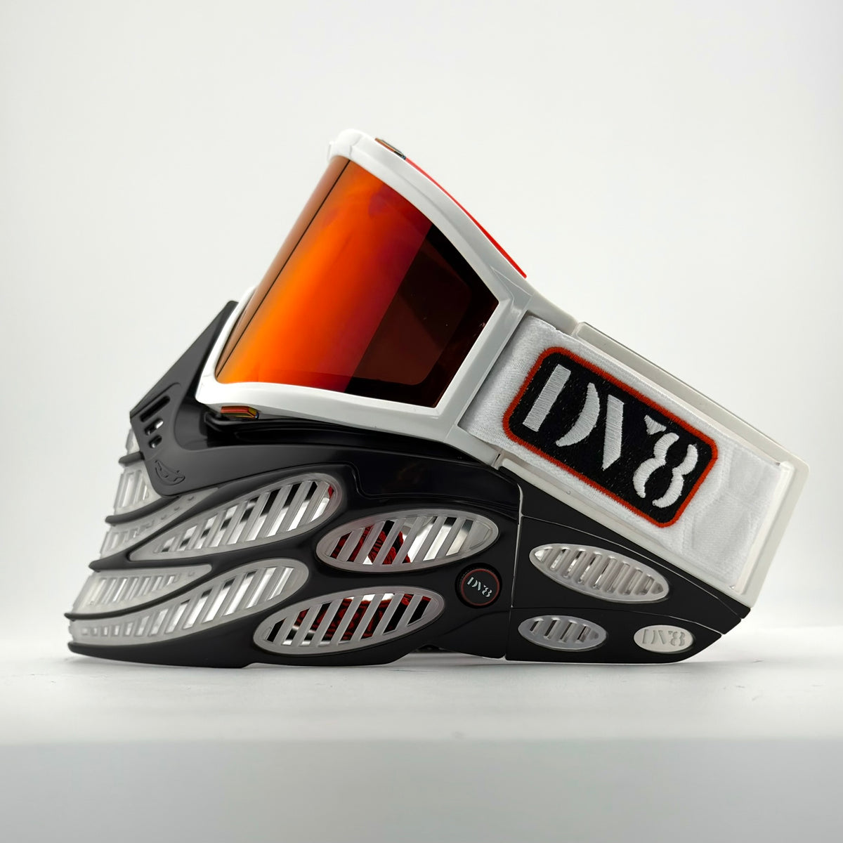 Flex 9 JT Goggles: White Black Clear V1