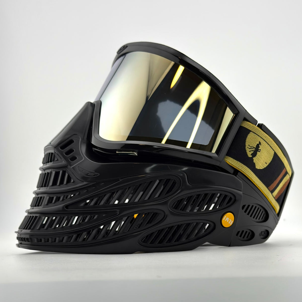Flex 9 JT Goggles: Black and Gold Samurai