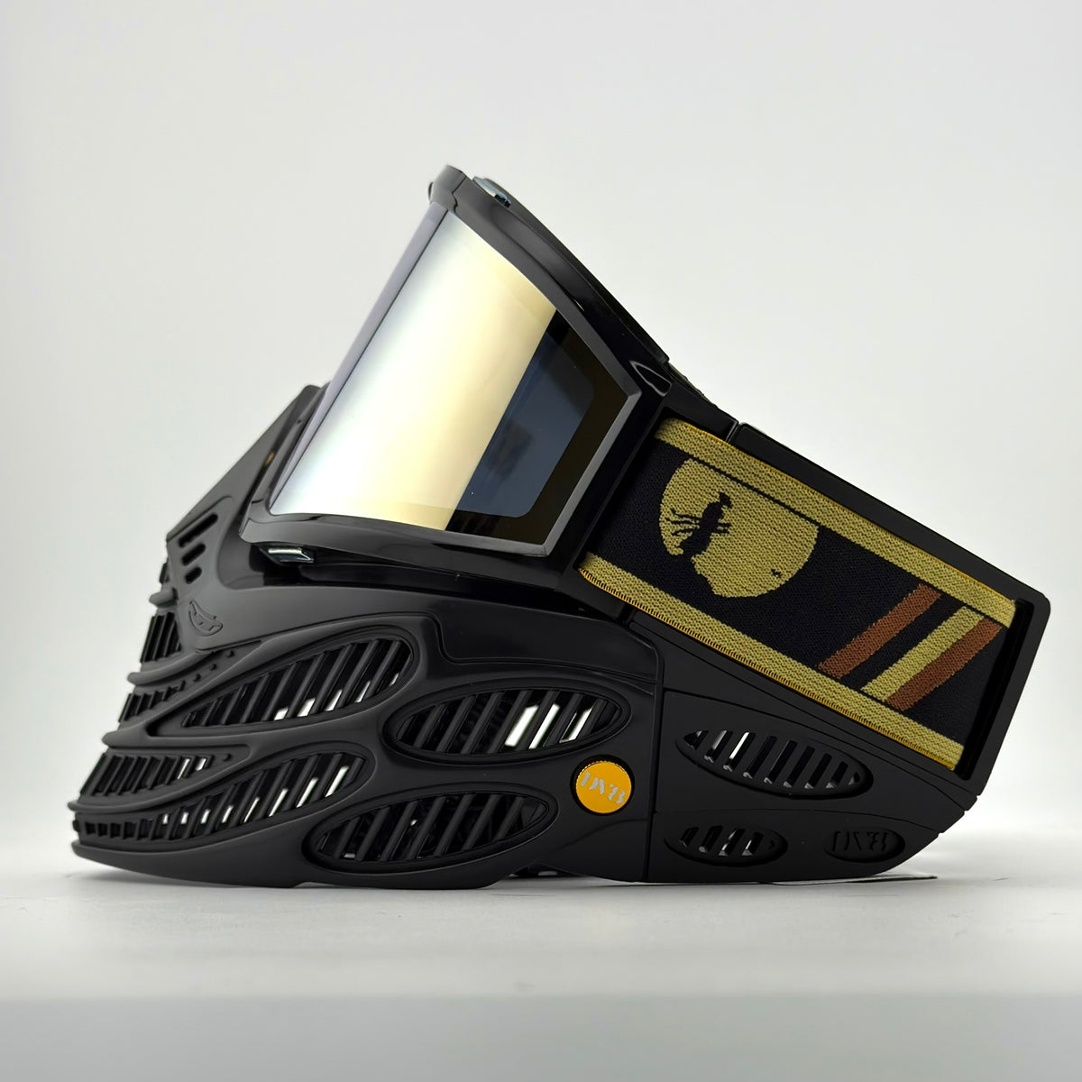 Flex 9 JT Goggles: Black and Gold Samurai