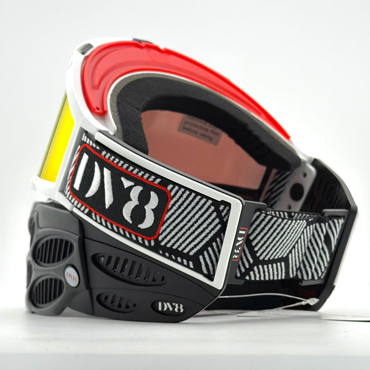 Flex 9 JT Goggles: White and Black
