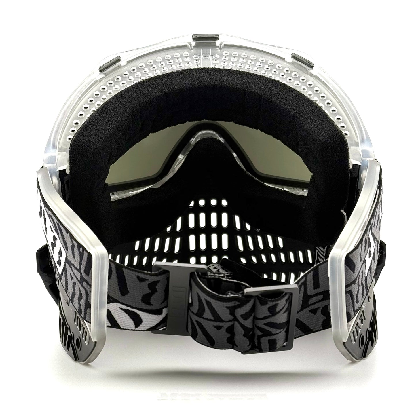 Clear and Black with Notch V2 Ears and FeatherLight Strap.