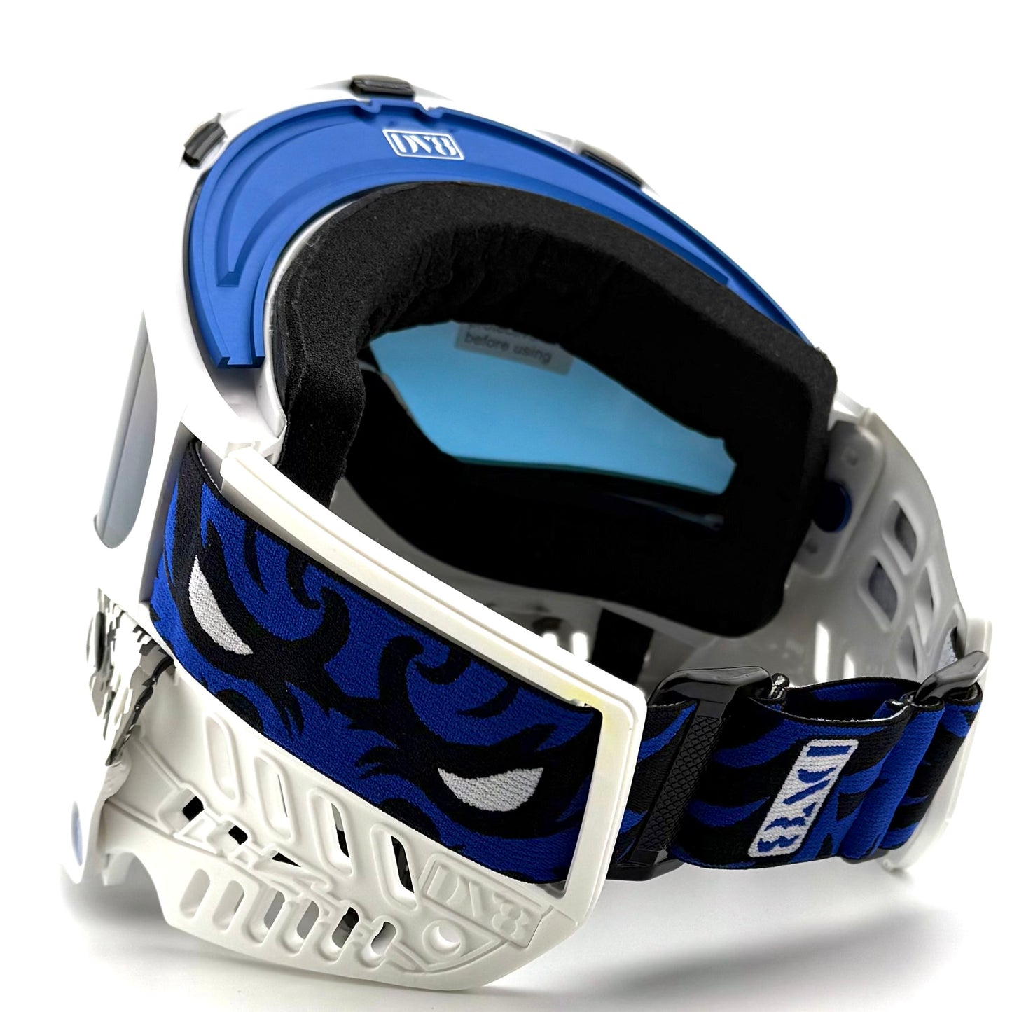 DV8 White / Blue Dragon Eyes Custom Proflex