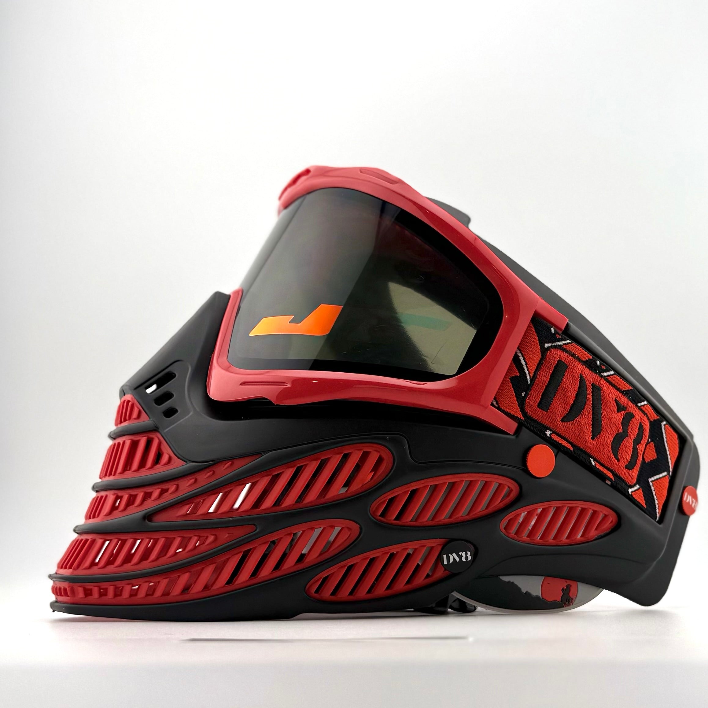 Custom Black and Red DV8 Flex 8's – DV8 Paintball