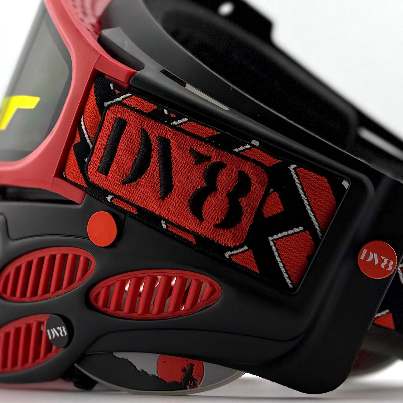 Custom Black and Red DV8 Flex 8's – DV8 Paintball