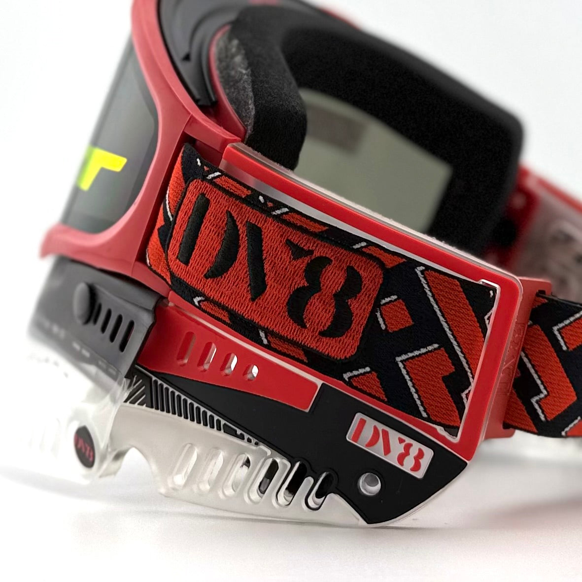 DV8 Red / Clear Proflex – DV8 Paintball