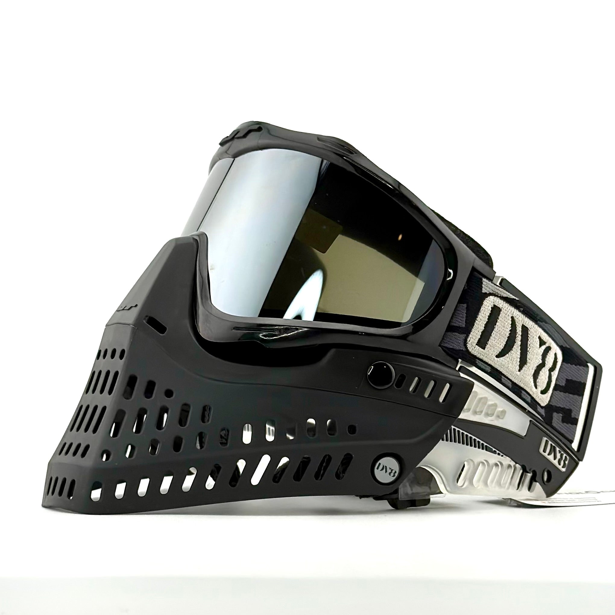 DV8 Custom Proflex: Black and Chrome – DV8 Paintball