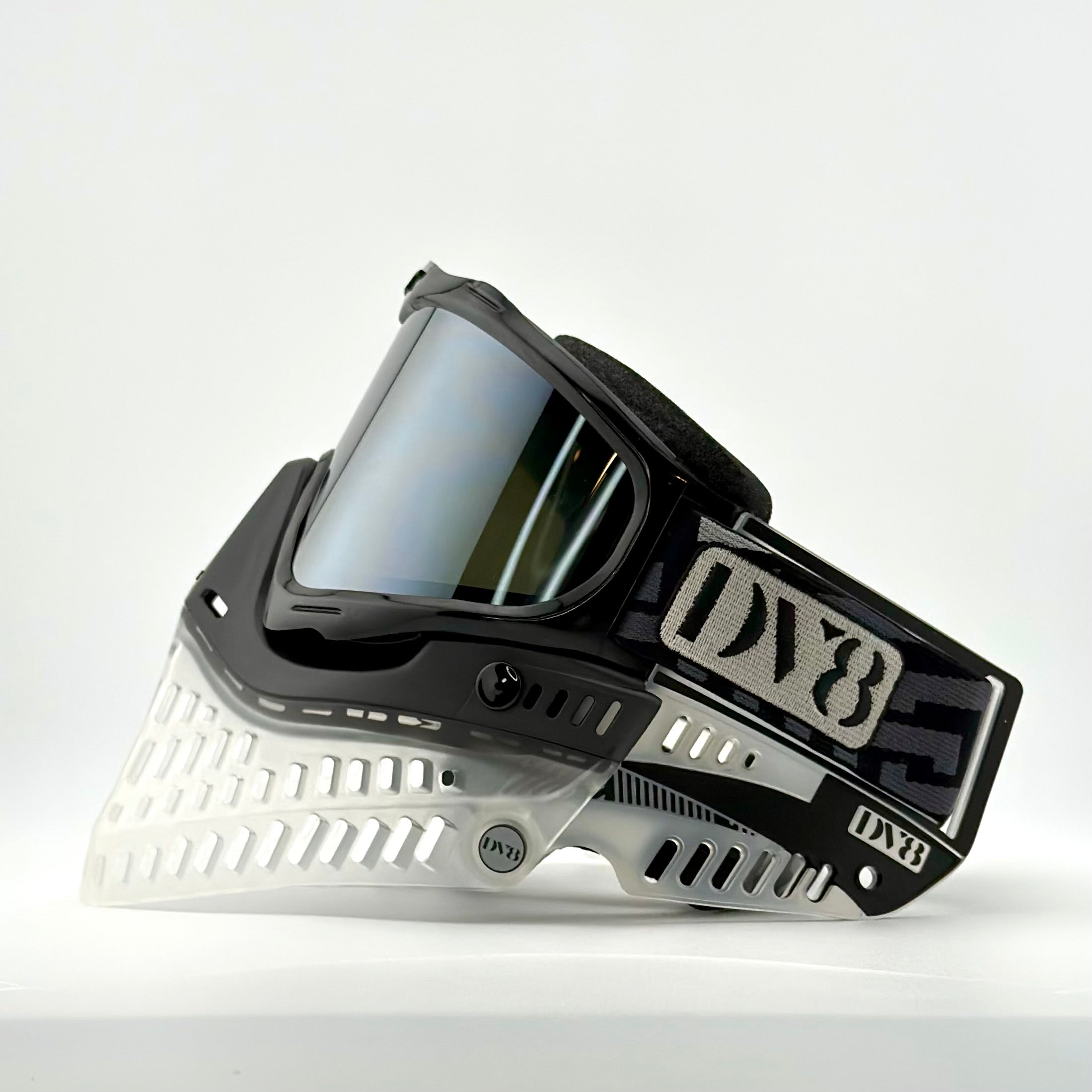 DV8 Custom Proflex: Black and Chrome – DV8 Paintball