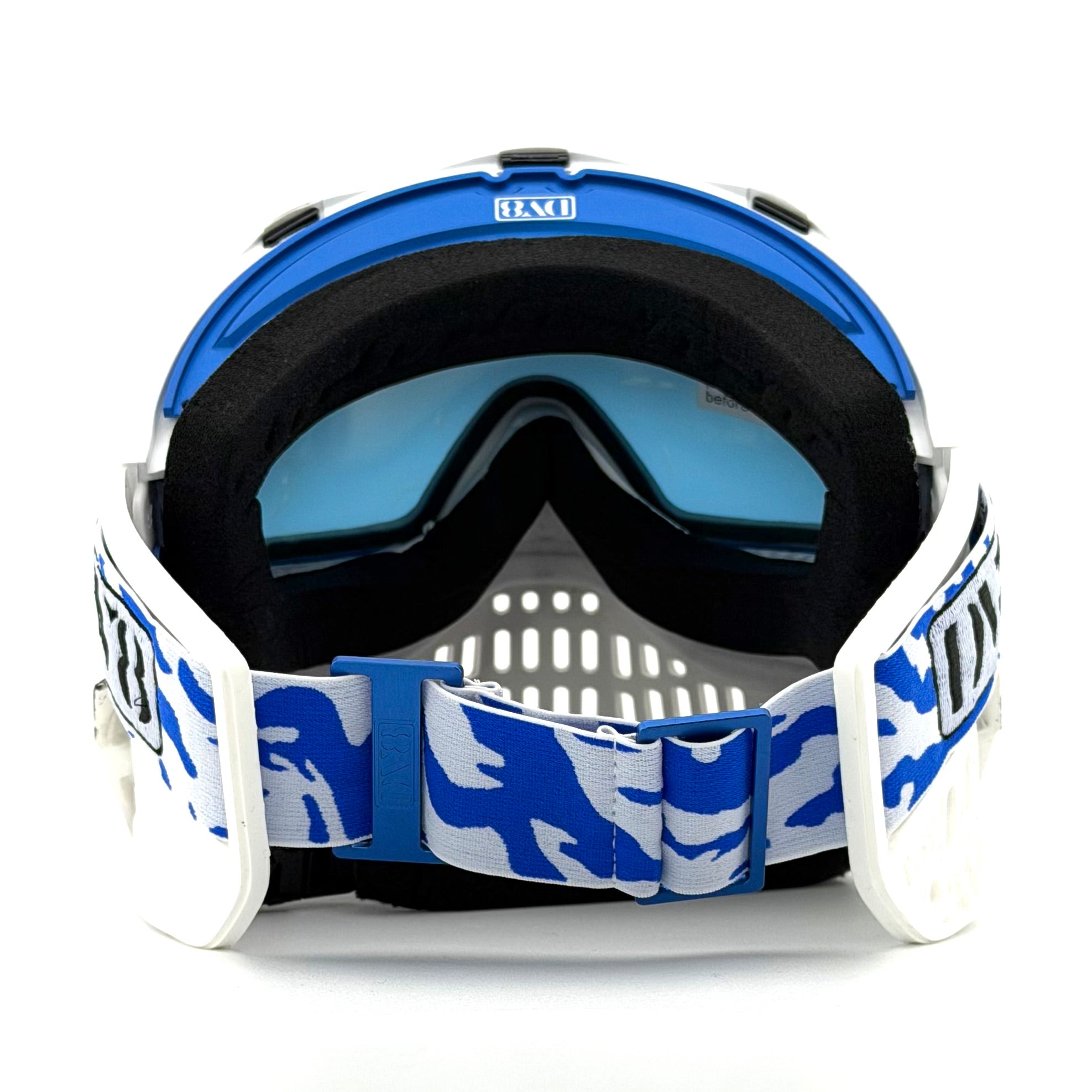 DV8 White / Blue Custom Proflex – DV8 Paintball