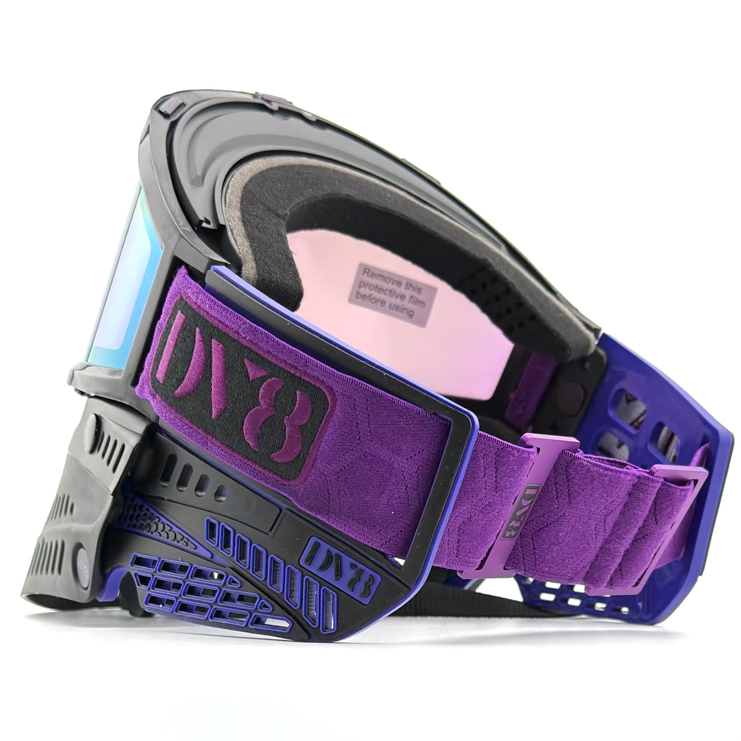 DV8 Custom Purple & Black Proflex with Hi-Rez lenses