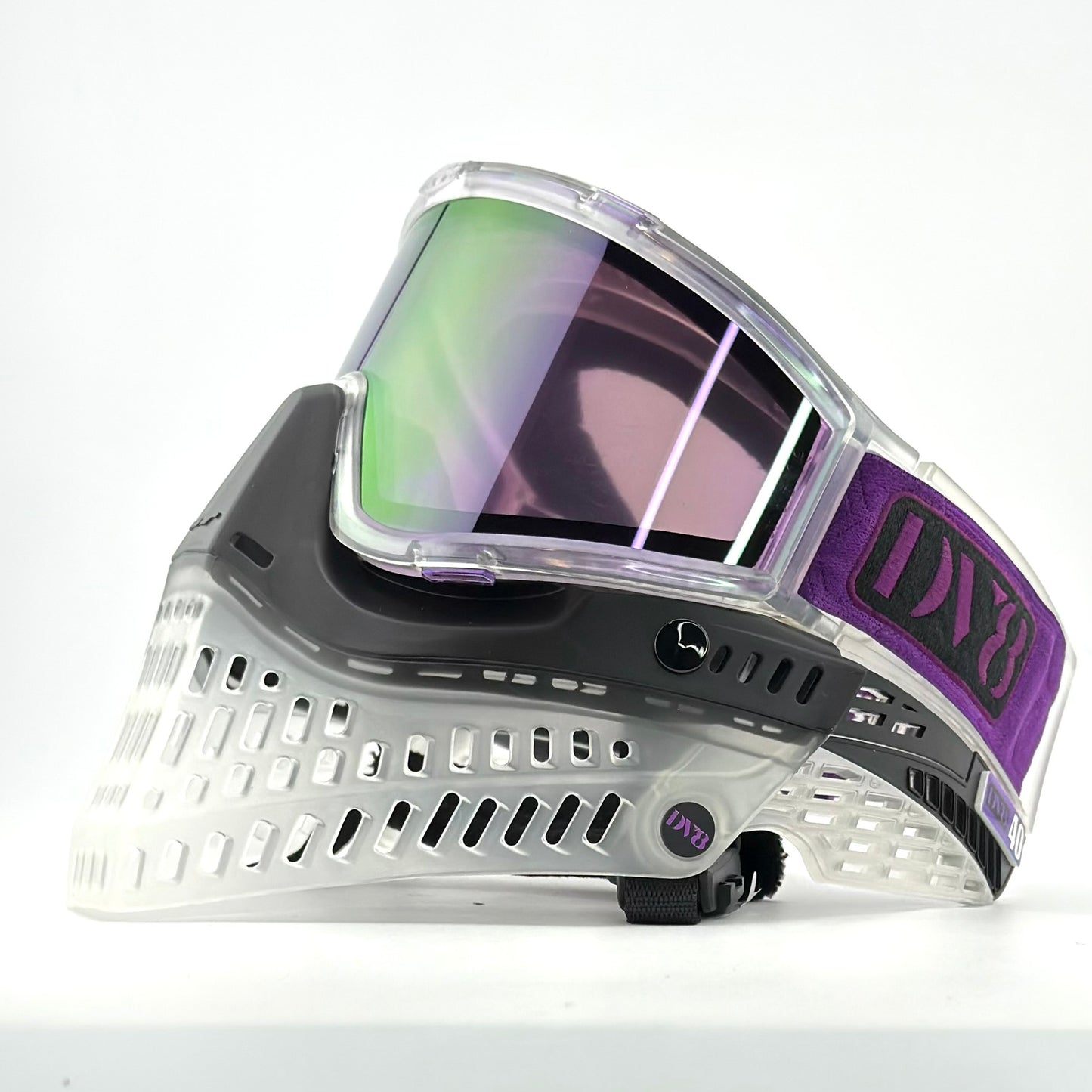 DV8 Custom Black and Clear Proflex: Numbered Jewel - Color Accents