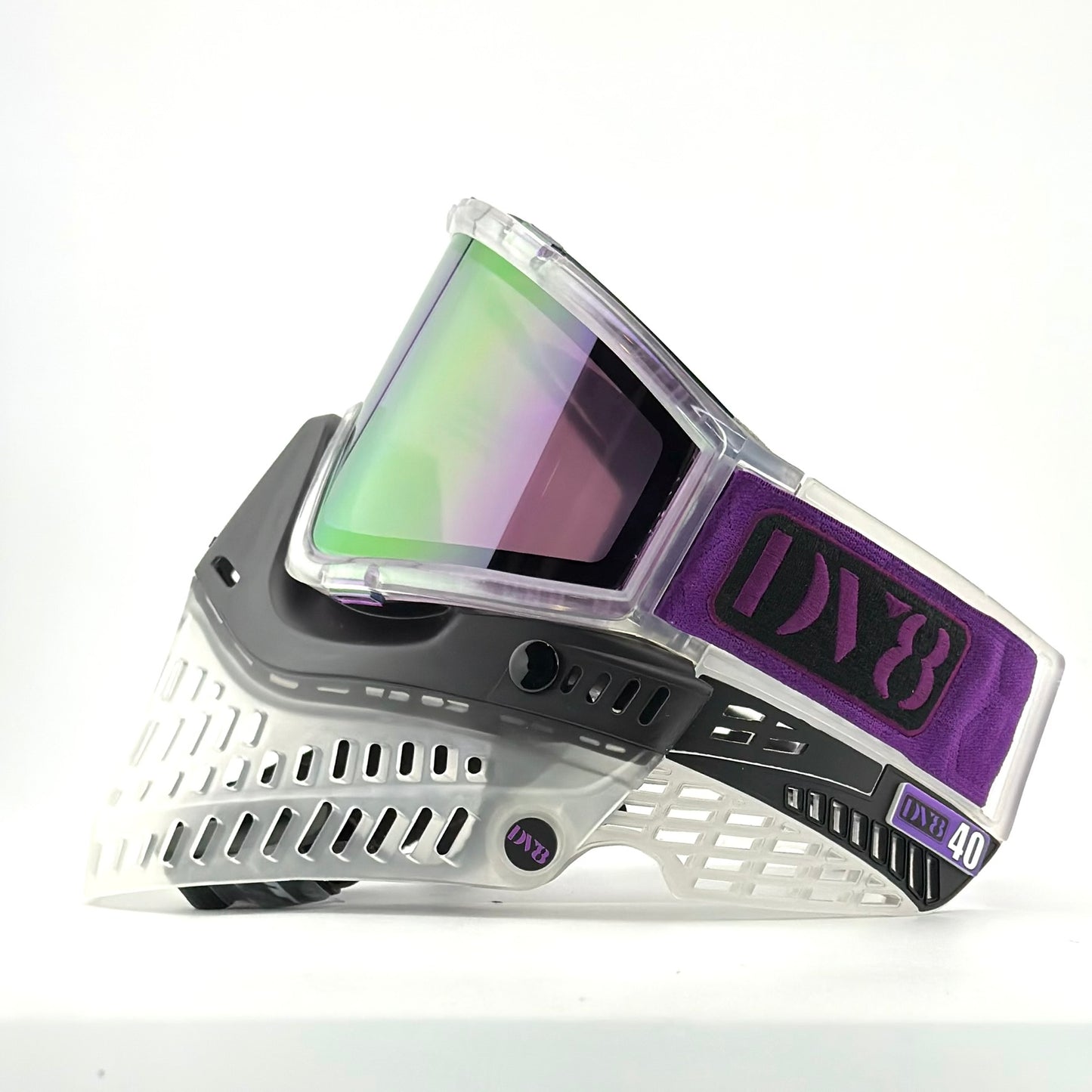 DV8 Custom Black and Clear Proflex: Numbered Jewel - Color Accents