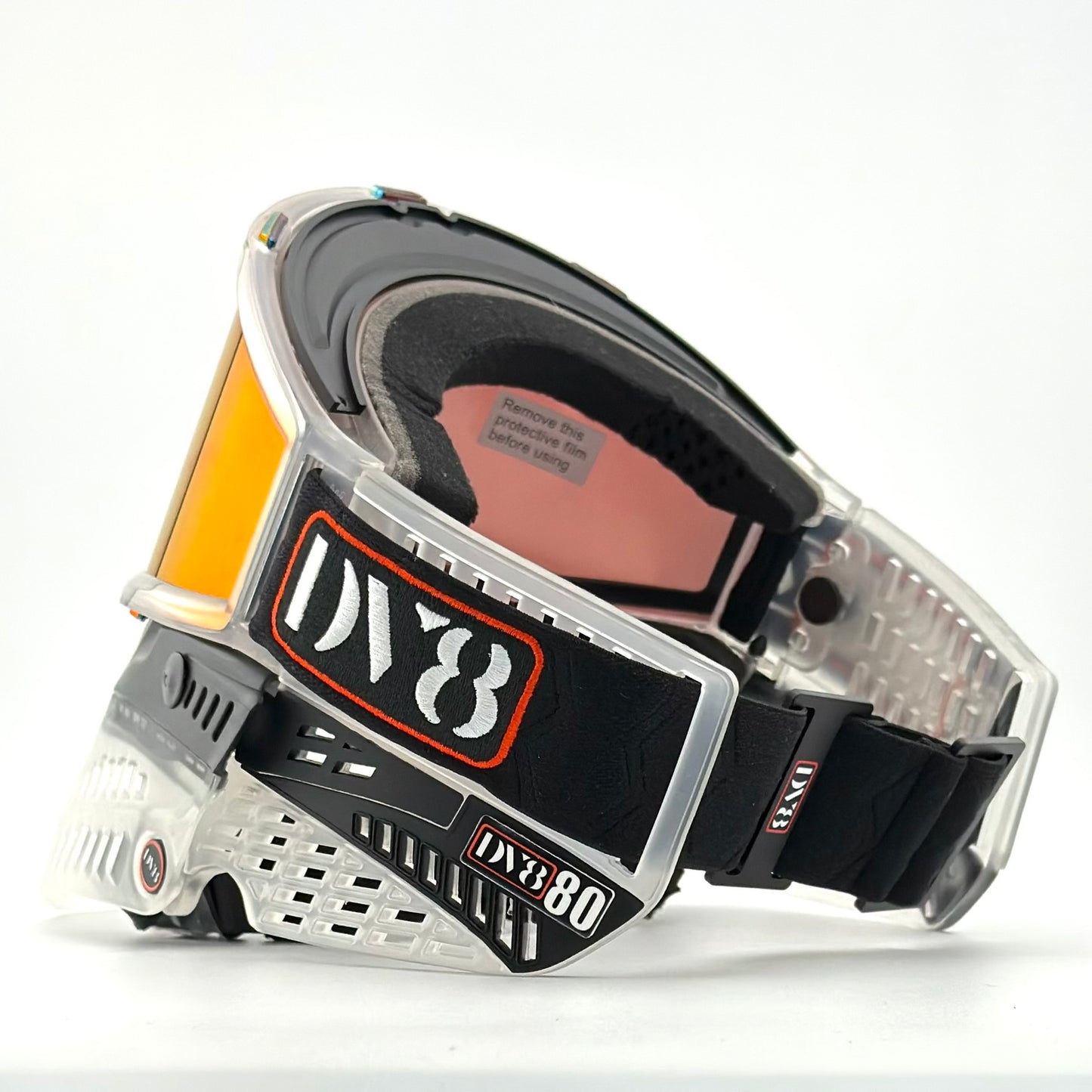 DV8 Custom Black and Clear Proflex: Numbered Jewel - Color Accents