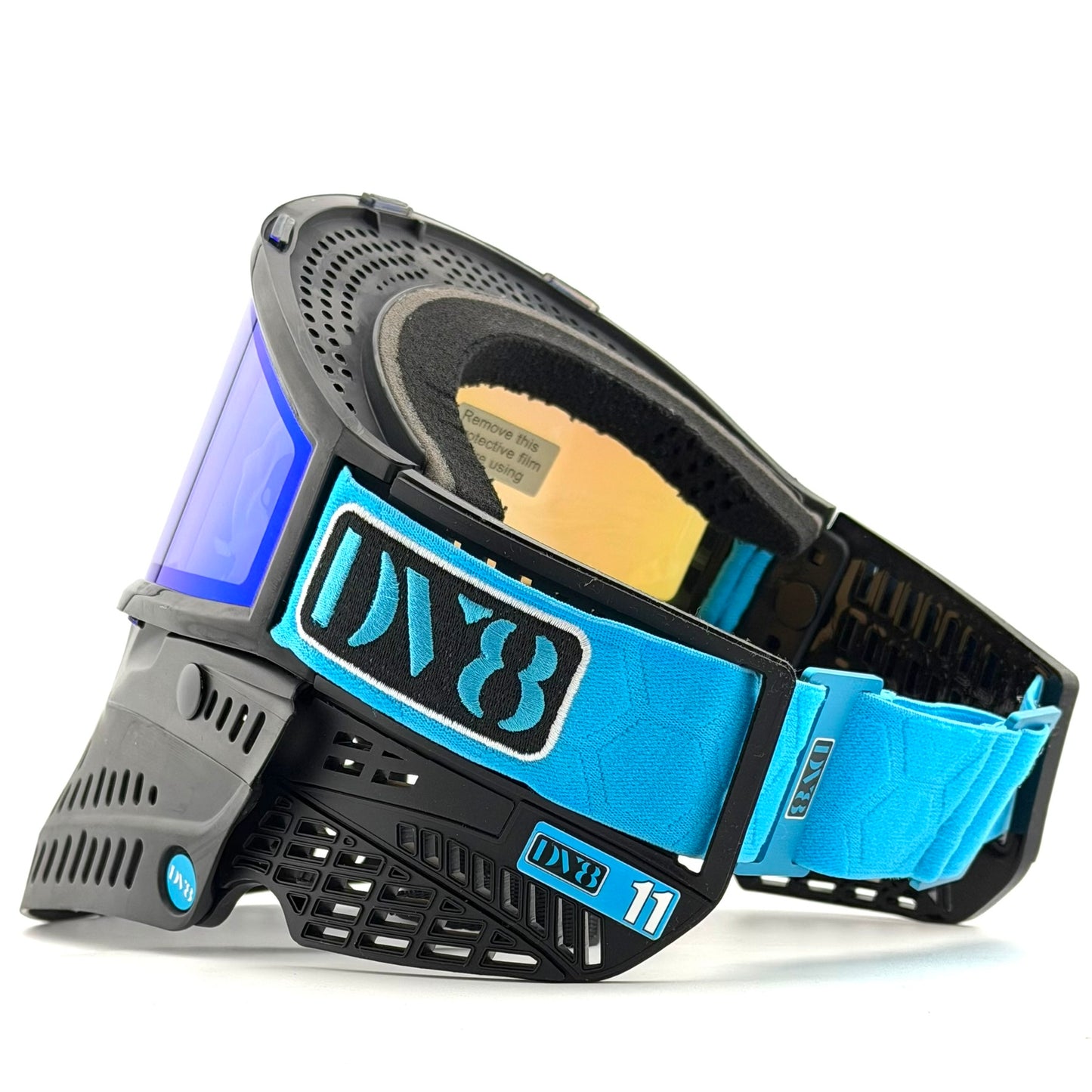 DV8 Custom Black Proflex: Numbered Jewel - Color Accents