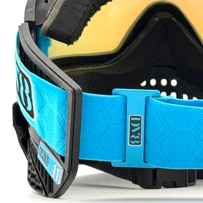 DV8 Custom Black Proflex: Numbered Jewel - Color Accents