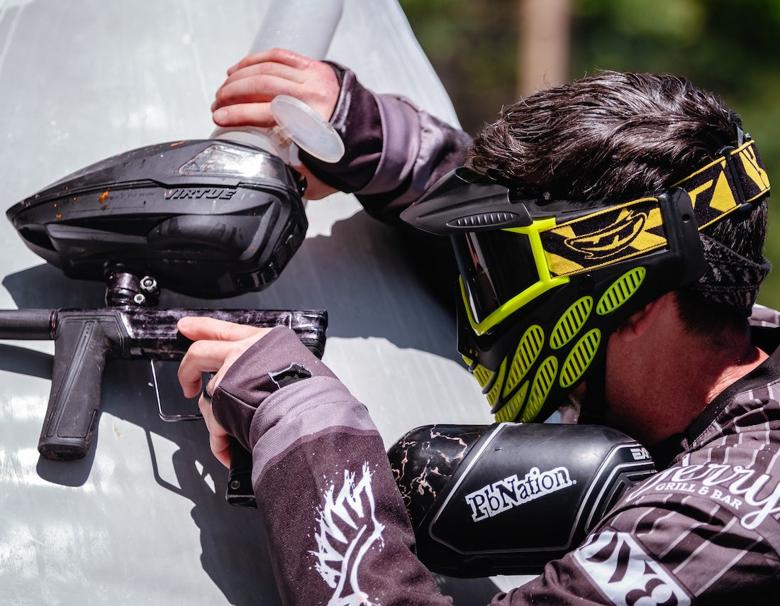 Glowtanium Flex 8 Goggle - Limited Edition Volt Color with THIN Frame